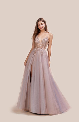 AL Adora V Pink Gown